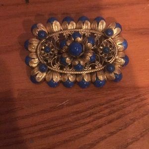 Antique Blue Stone Pin